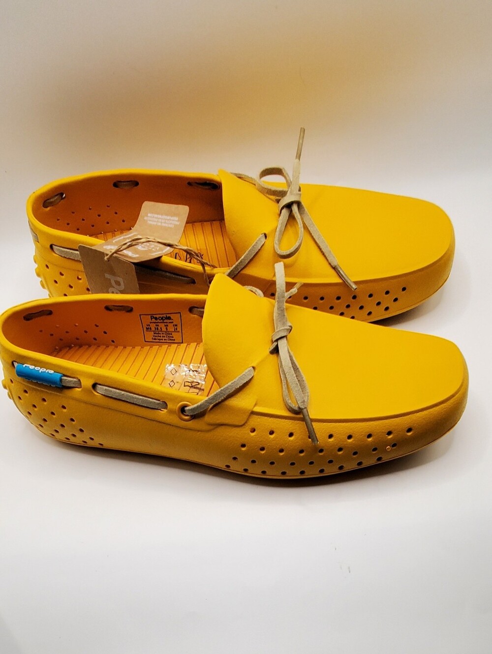 People Footwear Senna Yellow Unisex Loafers/ Flats Women Size 8 Men Size 6